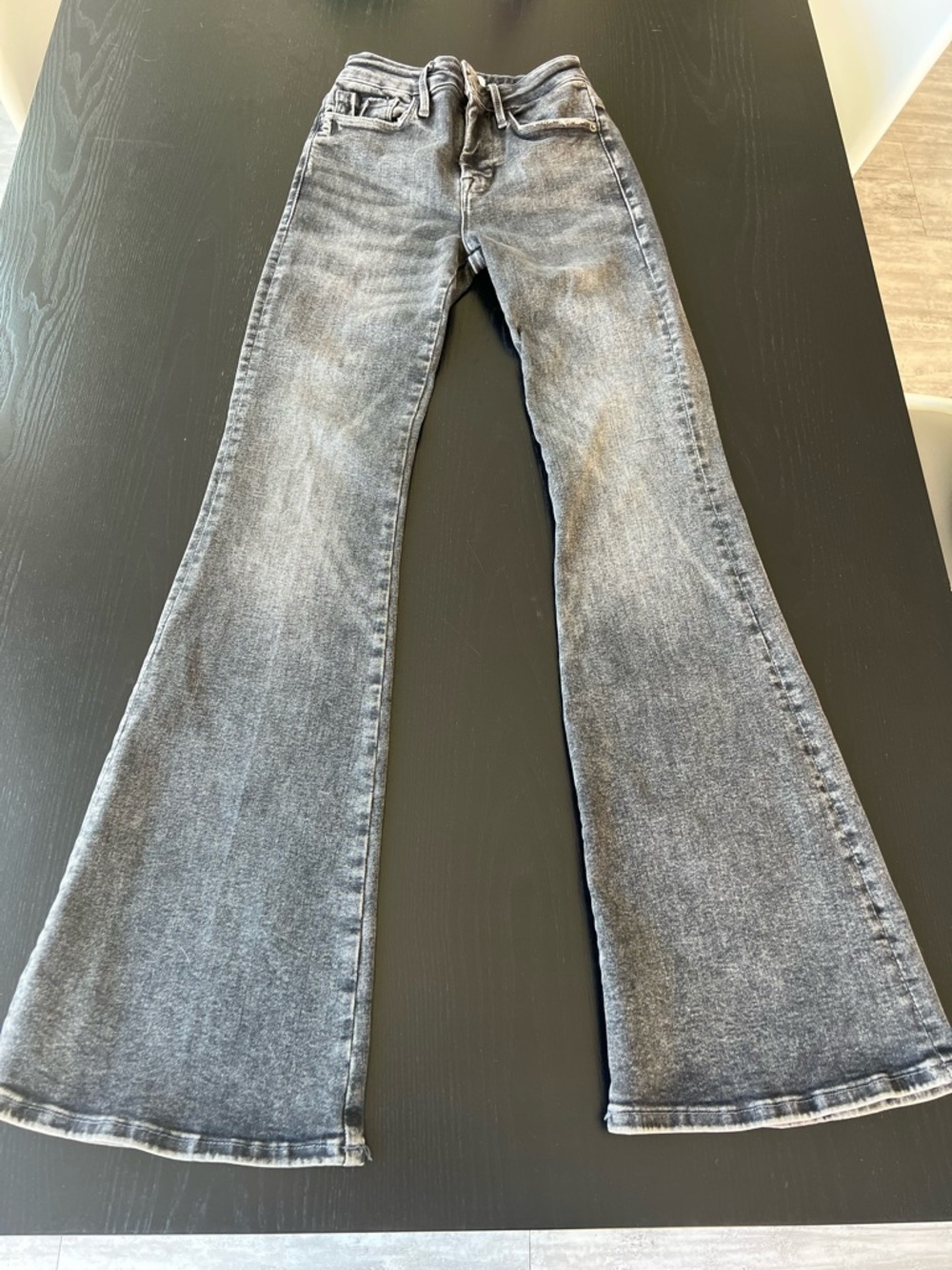 Frame Denim Women's Gray Flare Jeans size 0